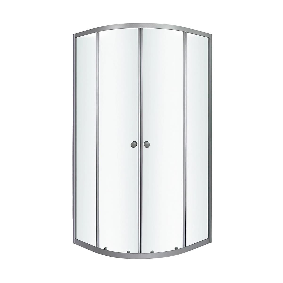 Quadrant curved shower enclosure