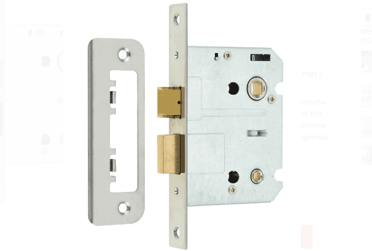 Bathroom Lock Square 64mm
