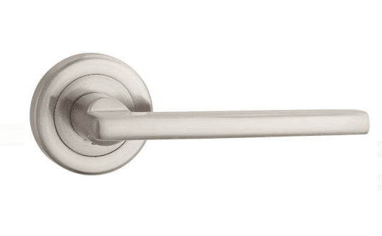 Livorno Lever On Rose - Satin Nickel