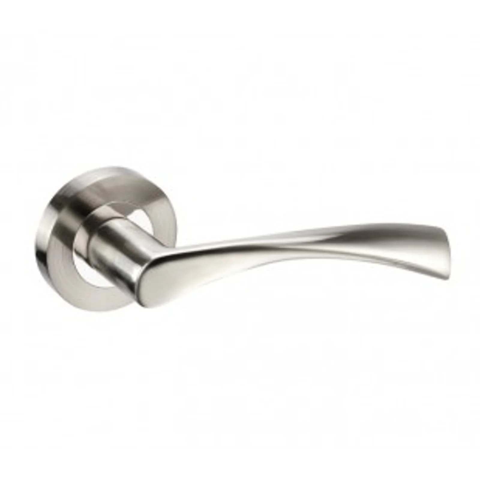 Chrome Door Handles With Dual Chrome Winged Levers