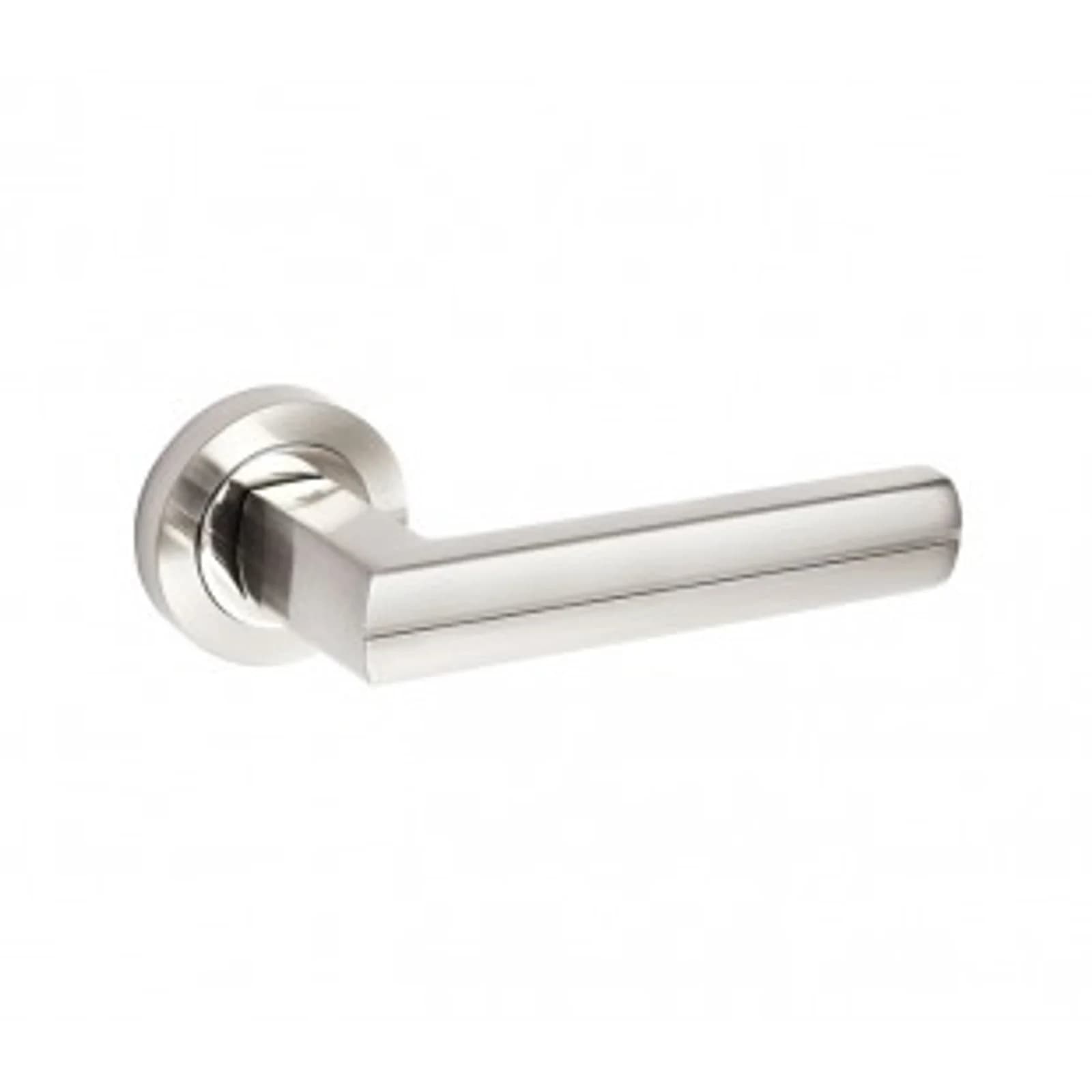 Chrome Internal Door Handles On Rose