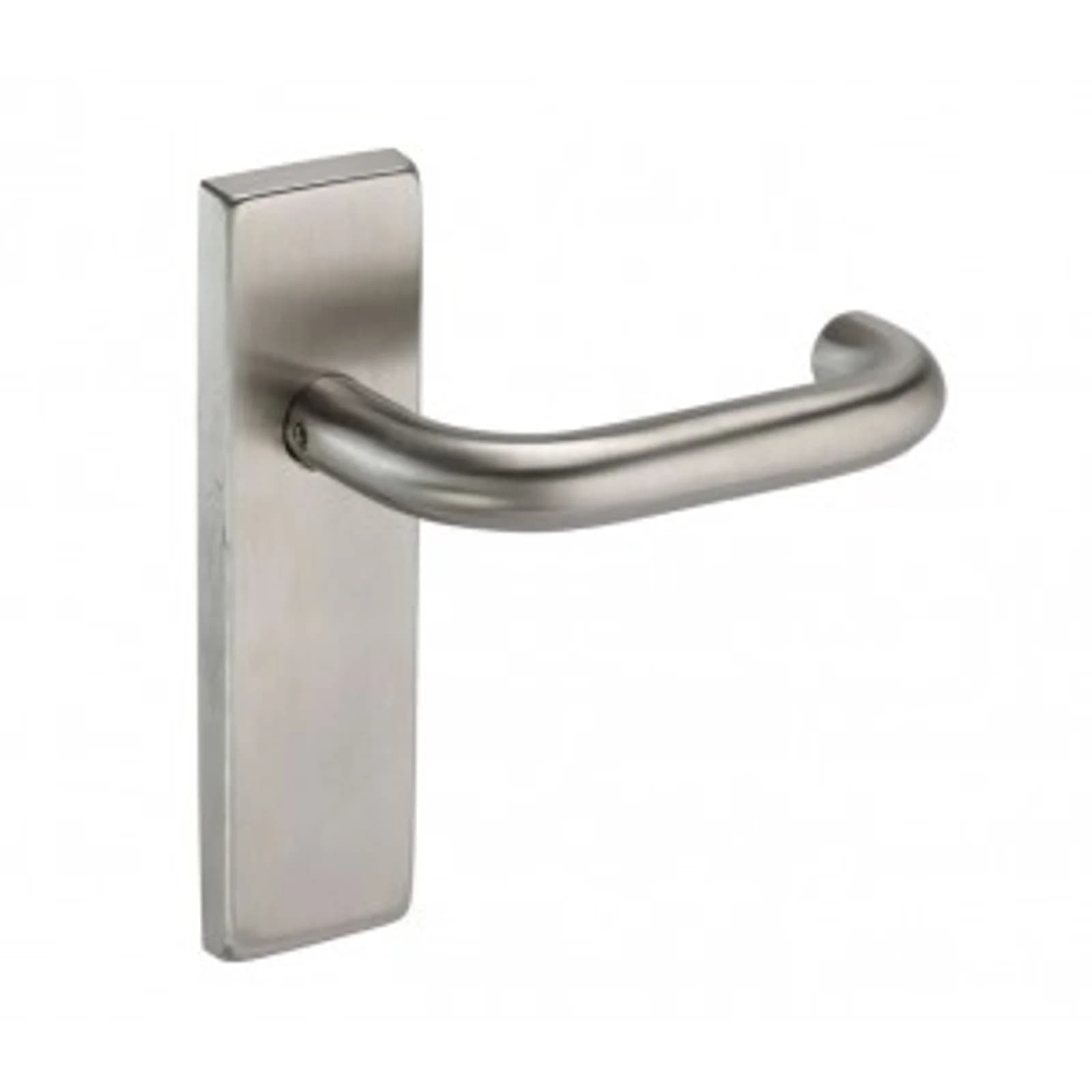 Stainless Steel Door Handles On Backplate