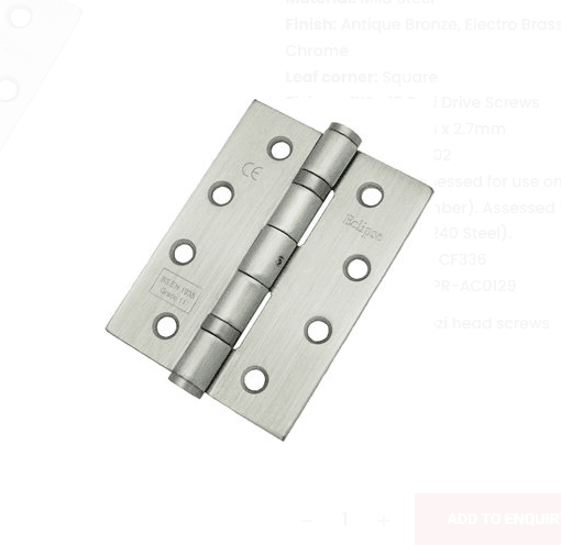 Hinge 102 X 76 X 2.7mm G11 Sq