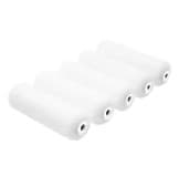 Short Pile Foam Roller Sleeves Gloss 4" X 15mm 5 Pack