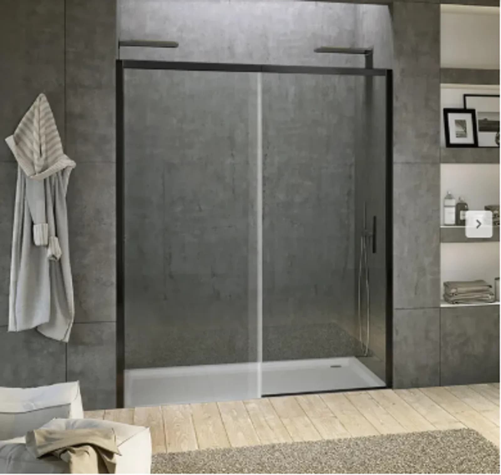 Frontal De Duche Basic Plus Preto