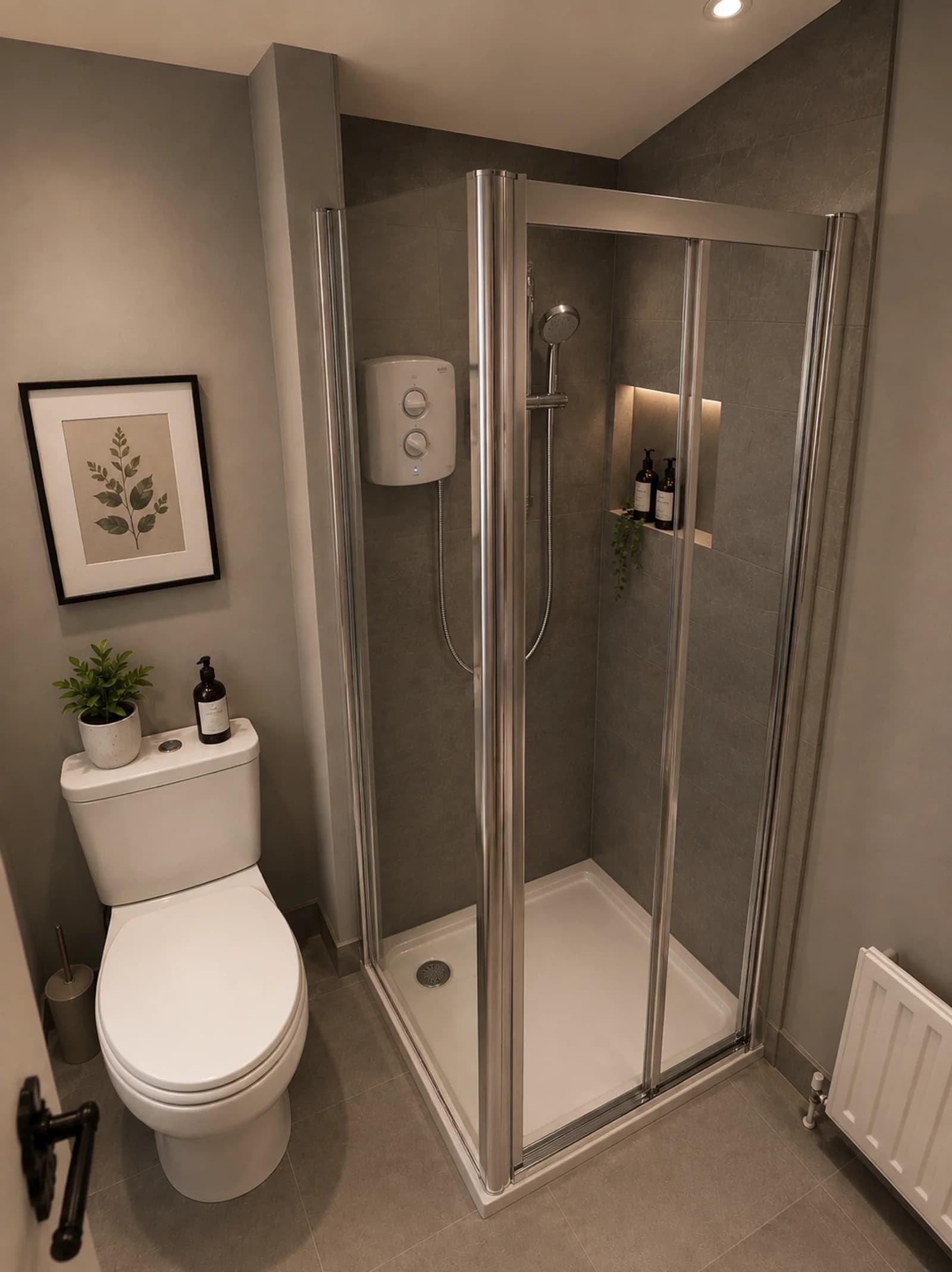 Bi-fold Shower Door + Side Panel Ns2-70