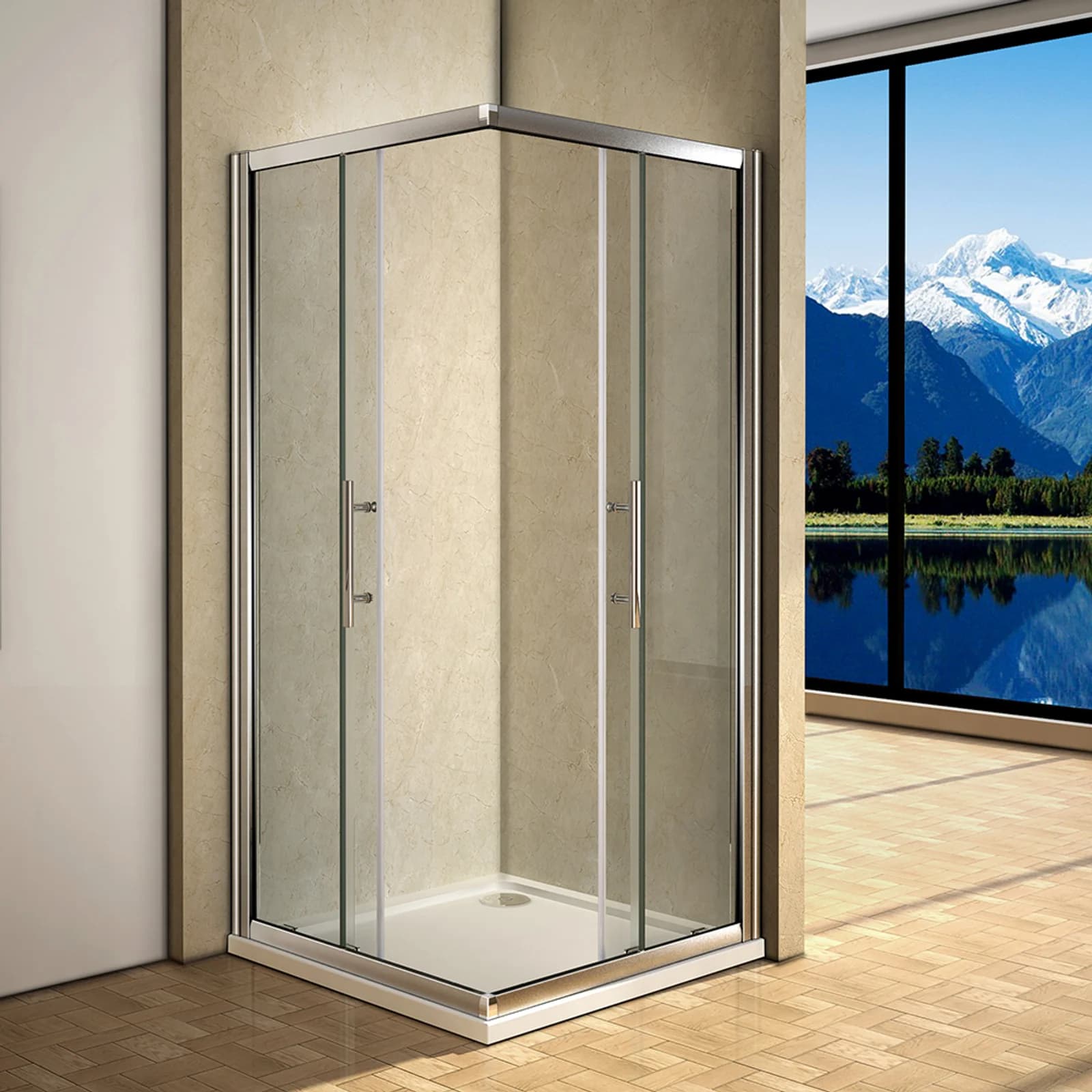 Corner Entry Shower Door 760