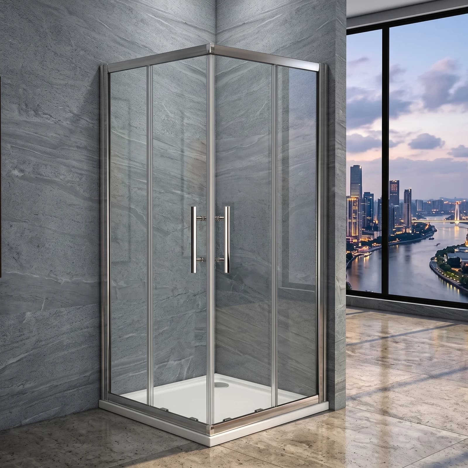Corner Entry Shower Cubicle (800mm)