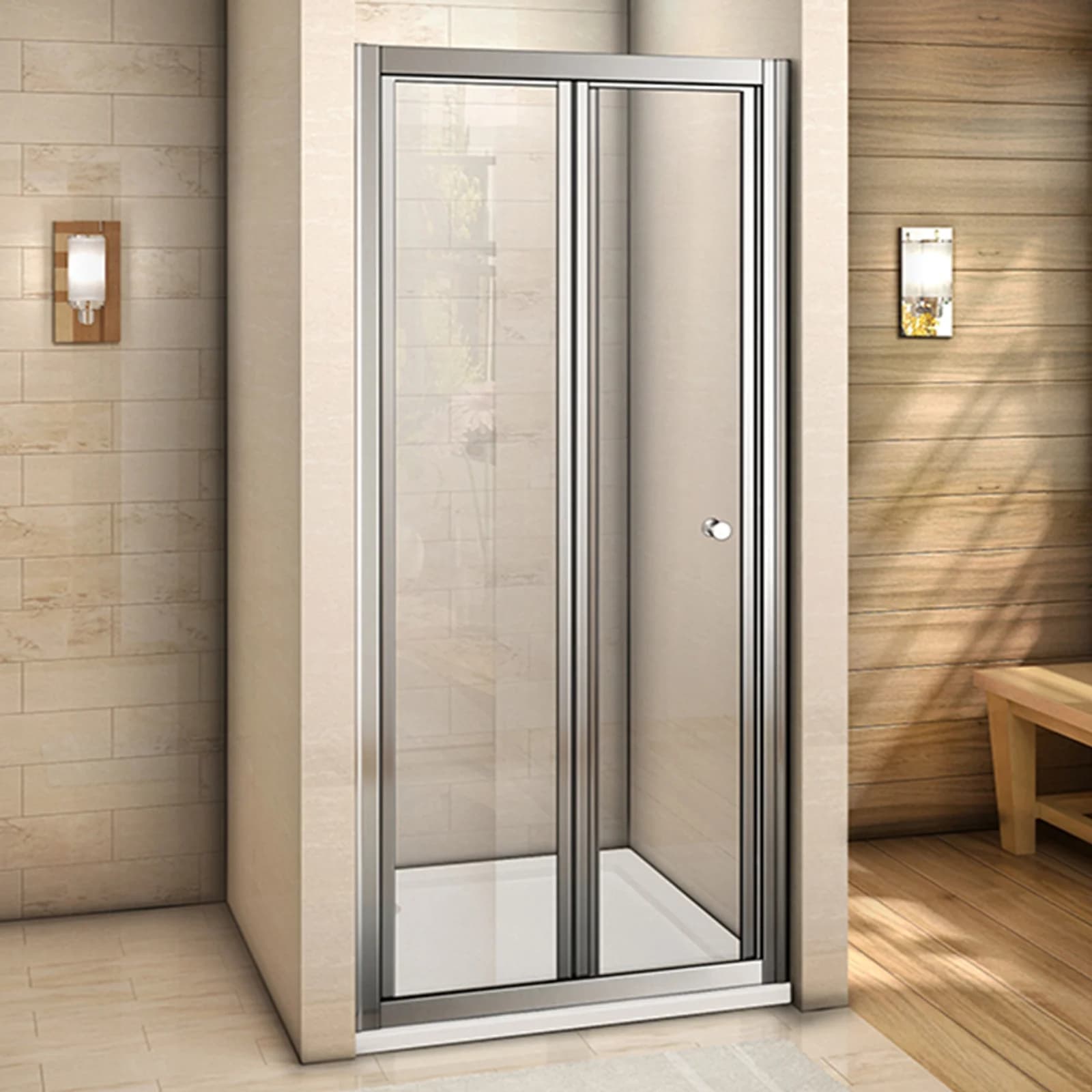 Bi-fold Shower Door 1000
