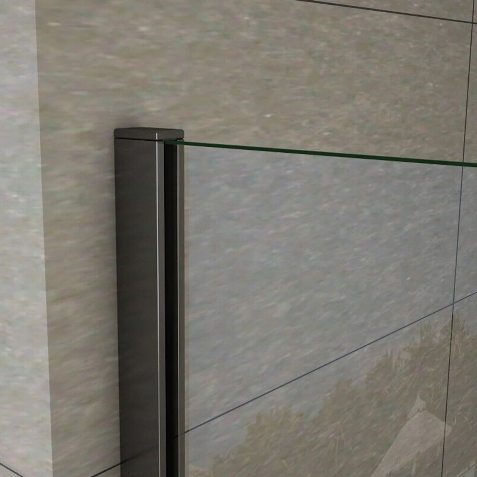 Wet Room Panel 300, 400, 500 And 600 Mm Black