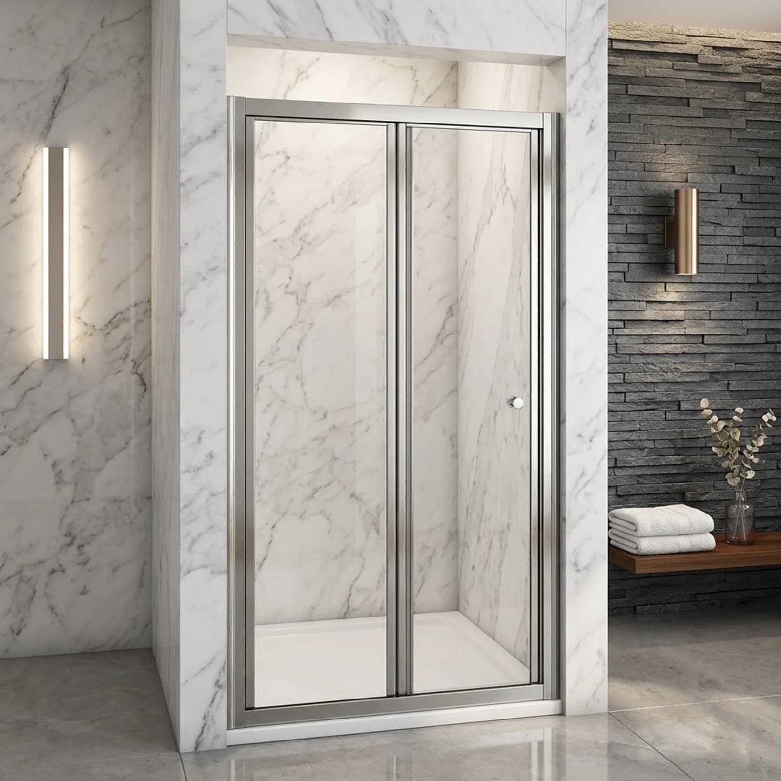 Bi-fold Shower Door 1000